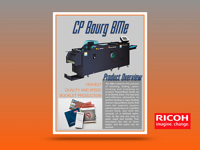 Ad page for RICOH Magazine advertising branding magazine magazine ad marketing product design sales