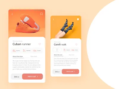 Footwear e-commerce Ui digital ecommerce footwear mobile ui uiux uiuxdesign