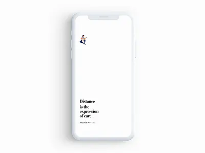 #StayHome Splashscreen app covid covid19 minimalist splashscreen typography ui ux