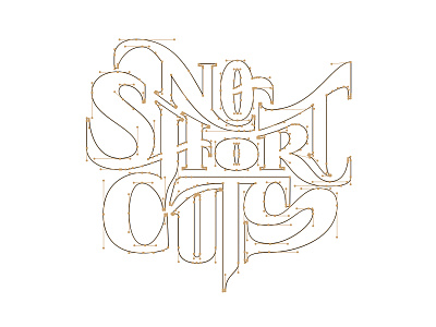 No shortcuts | Bezier curves adobe beziercurves designspiration handlettering illustration illustrator type typography vector visual design