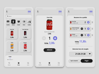 Neophormism UI app branding design interaction design minimal neomorphism ui ux white