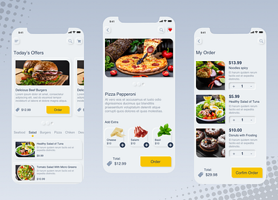 Food Ordering App app app concept app design app ui application design food app food ordering food ordering app mobile mobile app mobile app design mobile design mobile ui neomorphism ui ui ux ui design uidesign uiux