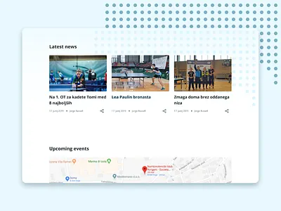 NTK Arrigoni Izola website cards design illustration logo maps mobile design news sport table tennis typography ui design uxdesign vector webdesign website