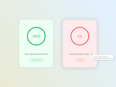 Daily UI 011 - Flash message dailyui dailyui 011 error message flash message success message ui ui design upload user interface design