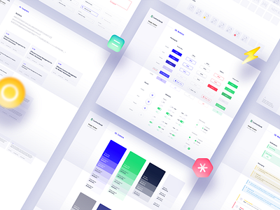 Contractbook - Design Style Guide v2.0 color color palette contract contract management contractbook design design system minimal modern styleguide ui ui style guide