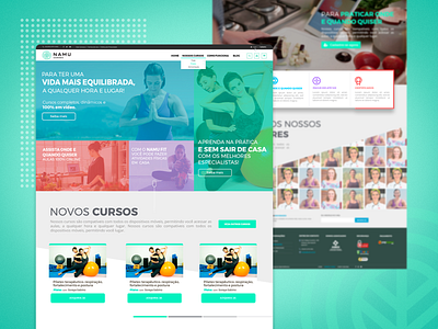 NAMU | WEB SITE adobe photoshop art design design digital designer layout layout design ui uidesign ux uxdesign webdesign website