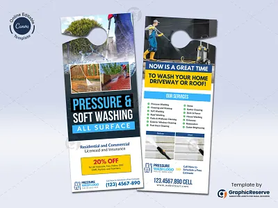 Pressure Washing Door Hanger Template Canva canva door hanger template cleaning service canva template cleaning service door hanger exterior cleaning door hanger exterior home cleaning home cleaning home cleaning canva door hanger power washing door hanger pressure washing door hanger washing door hanger