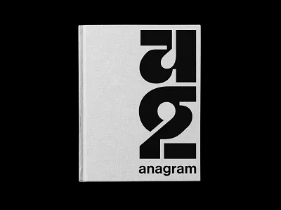Anagram book cover design