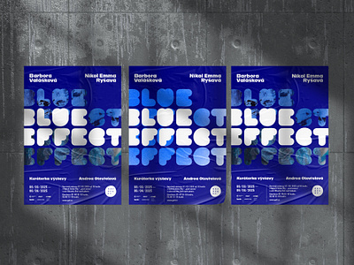 Blue Effect exhibition poster