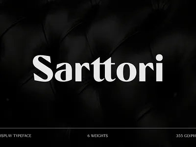 Sarttori - Display Font classic display font font modern sans serif font sarttori display font serif font sophisticated