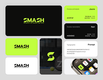 Visual identity / Branding SMASH 3d animation application branding graphic design logo motion graphics ui visual identity web app