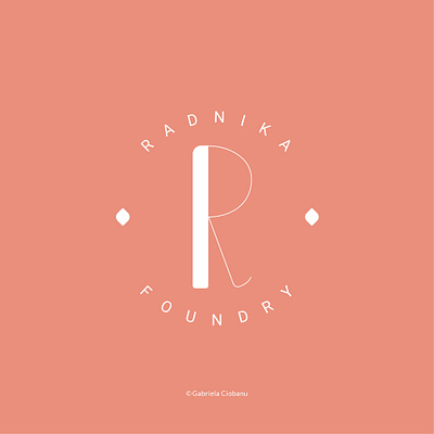 Radnika Foundry Logo Design branding creative design design designstudent flat graphicdesign icon illustrator logo logochallenge logocore logodesign minimal radnika foundry student type art type foundry typedesign typeface typography