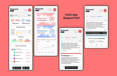 Multi-App Respond Tool design illustration mobile mobile app mobile design mobile ui ui ux