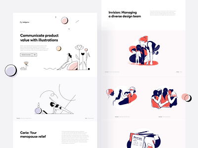 Illustrations 2020 animation behance design illustration landing page ui ux