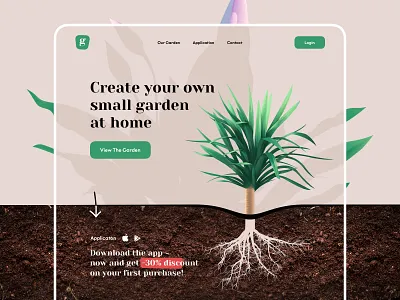 Plant shop - Web Design e comerce e commerce ecommerce flowers garden illustration illustrations plant plant illustration shop store web web design webdesign website website design