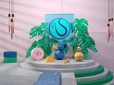 Reel Intro art direction brand branding c4d cinema4d design personal branding redshift