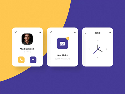 Watch UI Kit after effect animation applewatch call clock kit mail ui ux ui kits ui8 ui8net watch