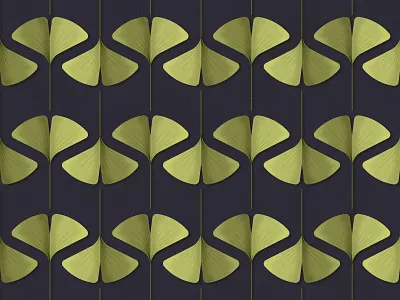 Ginkgo pattern green illustration nature pattern sustainability sustainable vector wallpaper