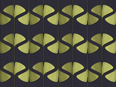 Ginkgo pattern green illustration nature pattern sustainability sustainable vector wallpaper