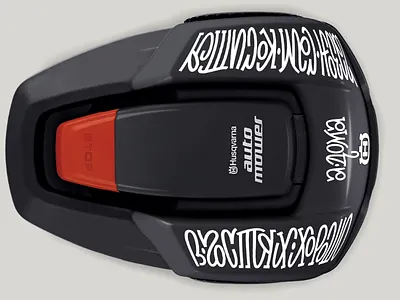 Husqvarna avtomover lettering