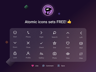 Atomic icons sets FREE! 👍 app icon app icon design app icon designers app icons download free download free icons free free icon free icon set free icons icon icon design icon set iconography icons mobile mobile icon mobile icons ui ux uiux