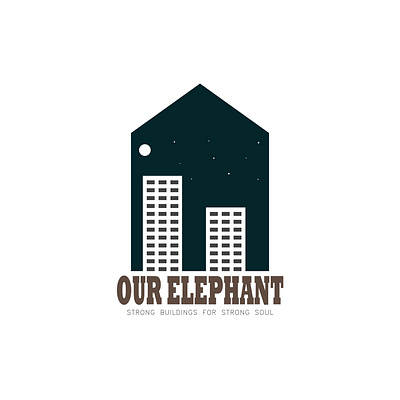 OUR ELEPHANT LOGO branding branding concept logo logo design property vektor