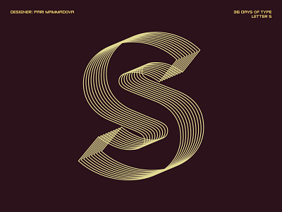 36 Days of Type — Letter S 36days s 36daysoftype 36daysoftype07 challenge design type typedesign typography