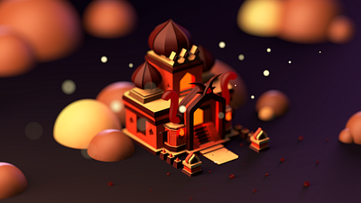 Castle - C4D c4d castle game