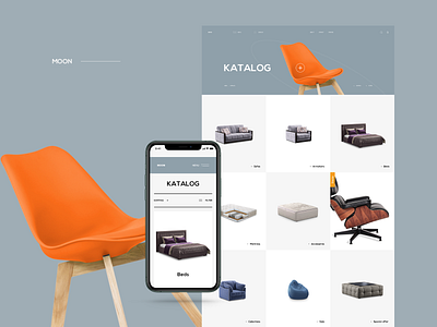 MOON katalog branding design designs minimal photoshop shot typography ui ux web