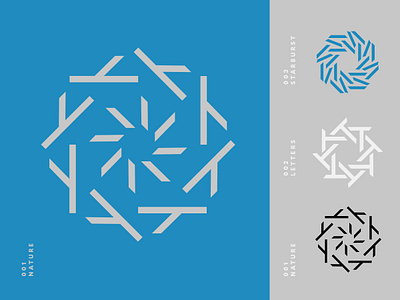 Elemental Logos brand brand identity branding design element flat geometric graphic design icon identity logo logo design mark nature seal set snowflake sun type typography logo