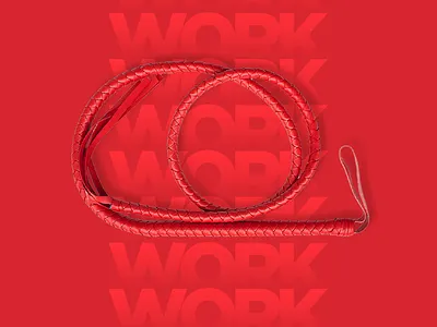 It's working time! typographical whip work