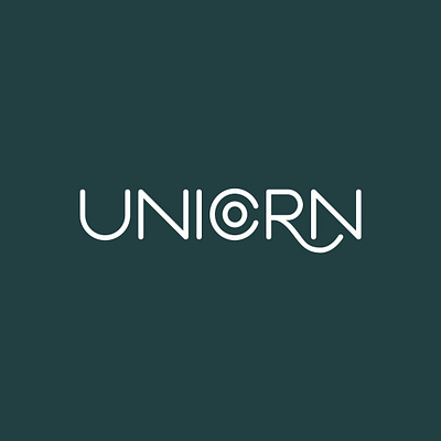 Unicorn Co. abstract agency branding events identity lettering logo pattern type