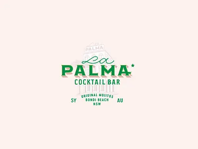 La Palma branding design illustration lettering letters logotype mexico restaurant type typography