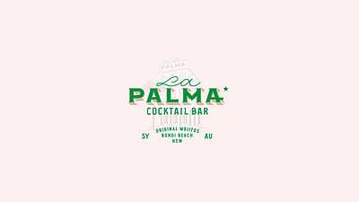 La Palma branding design illustration lettering letters logotype mexico restaurant type typography