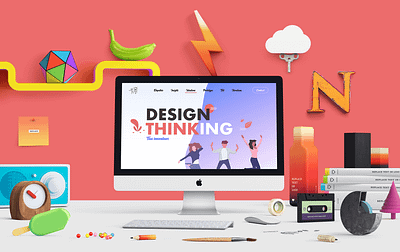 LANDING PAGE - MEETUP DESIGN THINKING adobe xd art direction design thinking landing page ui ui design userinterface website workshop