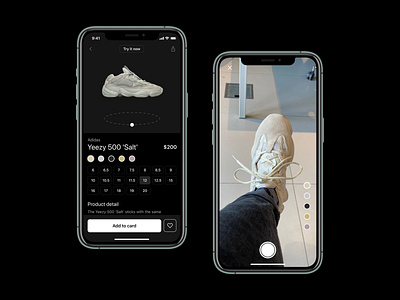 Both Sneakers - Concept app add to cart adidas app application ecommerce ios nike price product page sneakers ui ux