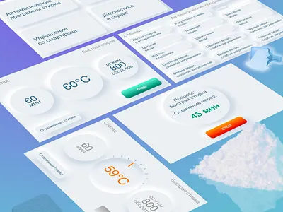 Washing machine UI app design ui ux