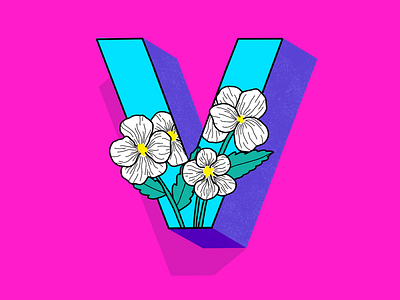 Letter V 36daysoftype letter lettering v