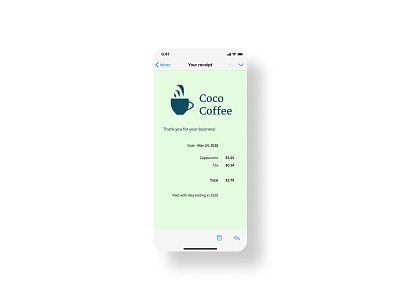 Email Receipt dailyui
