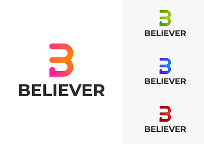 Modern Logo Design For Believer branding design graphic design illustration logo logo design minimal minimalist modern