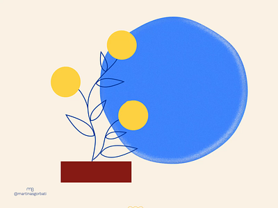 Animated dandelion animated animation dandelion flat flower flower illustration flowers illustration line art minimal motion motion design motion graphic