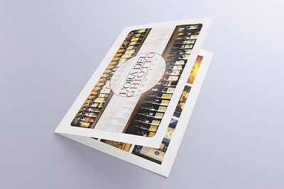 L'Ora del Giotto Wine Bar branding brochure design