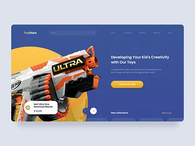 ToyStars Web | Creative Month #18 branding design shop store toys ui web