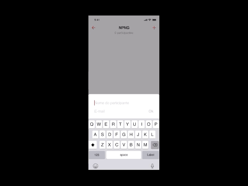 Papelzinho – Add participants interaction