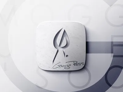 Georgio Ross - Monogram Logo Design clean design inspiration logo logotype minimal minimalistic modern monogram music musica musician producer