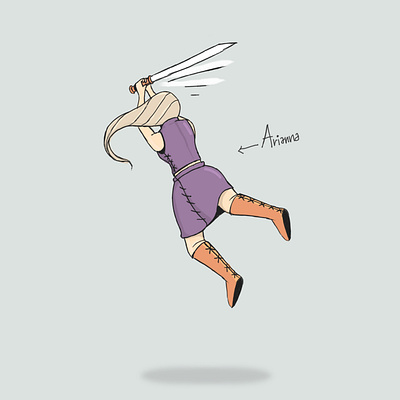 Arianna, the Midnight Star animation art character design direction drawing illustration motion graphics vector