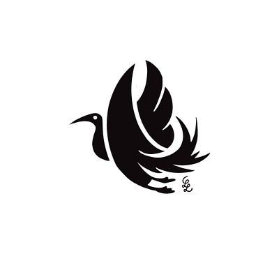 Bird logo app appdesign bird logo black branding illustration logo logos logotype negative space simple simple bird simple logo white