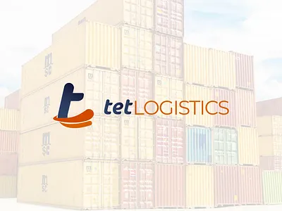 TET logistics Monogram Logo branding logistics logo monogram letter mark monogram logo typography vector