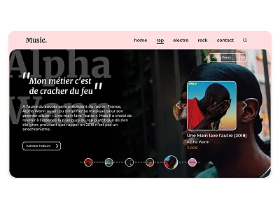 Daily UI Challenge - 003 - A landing page adobexd dailyui landingpage