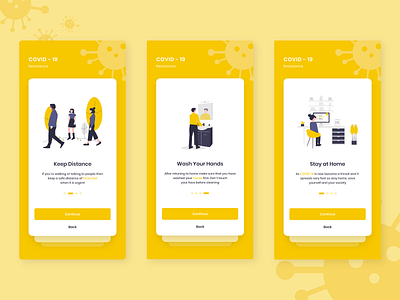 COVID-19 Medical App Ui Kit app design coronavirus covid 19 covid19 health app illustration interface design ios app design medical app onboarding ui ui ui design user experience user interface user interface design ux design